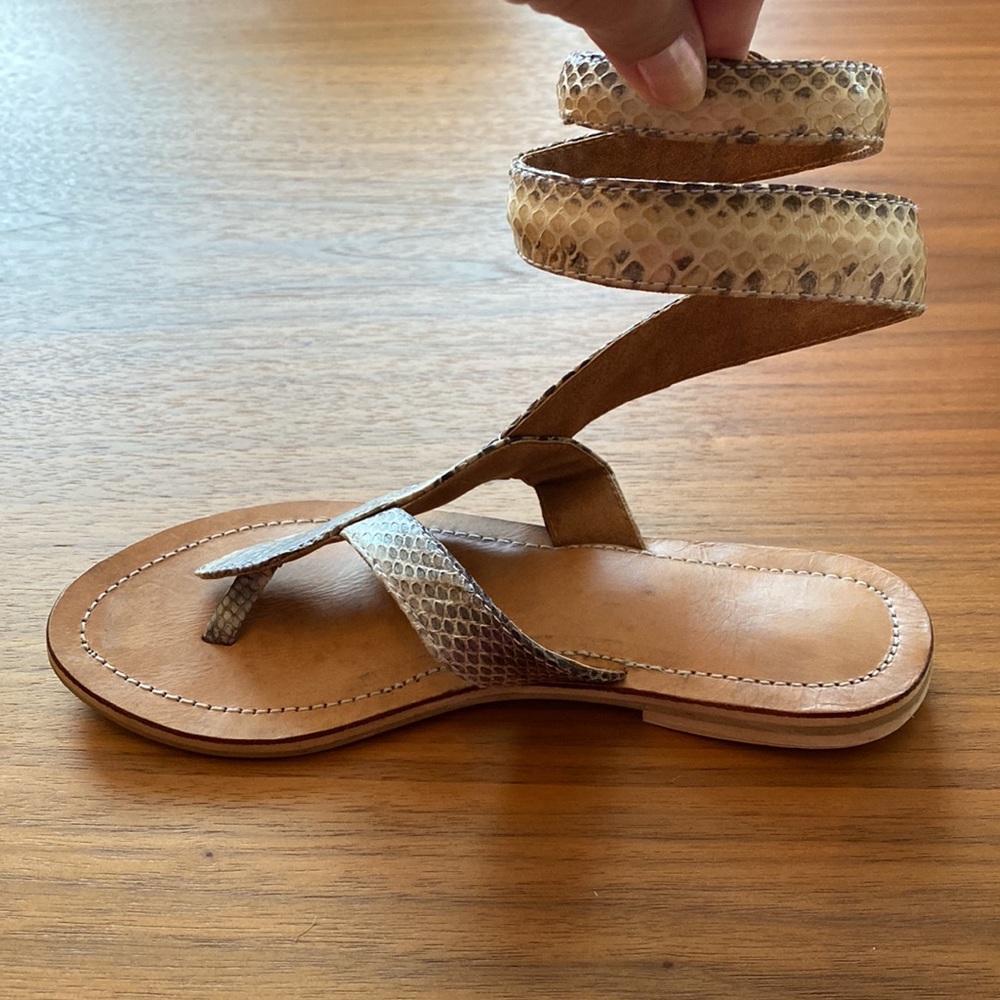 Real Python Skin Sandals - image 2